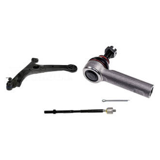 Dorman® - OE Solutions™ Front Driver Side Lower Control Arm with Ball Joint and Tie Rod End Kit