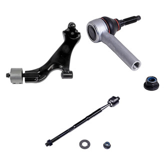 Dorman® - OE Solutions™ Front Driver Side Lower Control Arm with Ball Joint and Tie Rod End Kit
