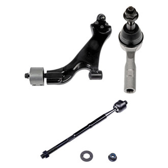 Dorman® - OE Solutions™ Front Driver Side Lower Control Arm with Ball Joint and Tie Rod End Kit