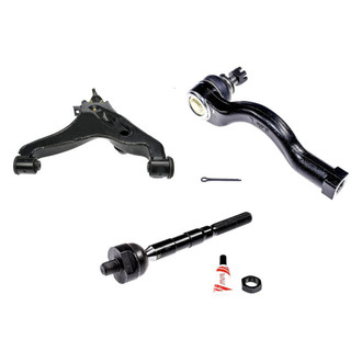 Dorman® - OE Solutions™ Front Driver Side Lower Control Arm with Ball Joint and Tie Rod End Kit