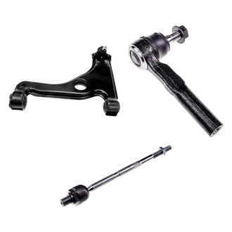 Dorman® - OE Solutions™ Front Driver Side Lower Control Arm with Ball Joint and Tie Rod End Kit