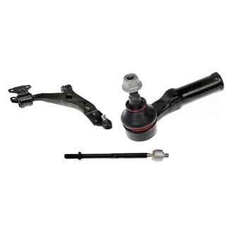 Dorman® - OE Solutions™ Front Driver Side Lower Control Arm with Ball Joint and Tie Rod End Kit