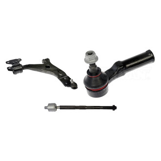 Dorman® - OE Solutions™ Front Driver Side Lower Control Arm with Ball Joint and Tie Rod End Kit