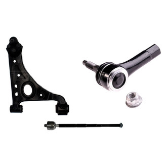 Dorman® - OE Solutions™ Front Driver Side Lower Control Arm with Ball Joint and Tie Rod End Kit