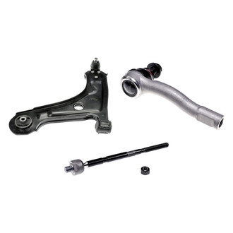 Dorman® - OE Solutions™ Front Driver Side Lower Control Arm with Ball Joint and Tie Rod End Kit