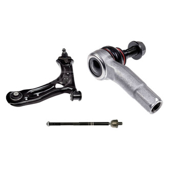 Dorman® - OE Solutions™ Front Driver Side Lower Control Arm with Ball Joint and Tie Rod End Kit