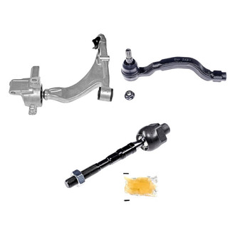 Dorman® - OE Solutions™ Front Driver Side Lower Control Arm with Ball Joint and Tie Rod End Kit