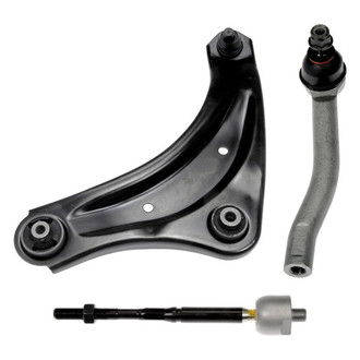 Dorman® - OE Solutions™ Front Driver Side Lower Control Arm with Ball Joint and Tie Rod End Kit