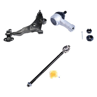Dorman® - OE Solutions™ Front Driver Side Lower Control Arm with Ball Joint and Tie Rod End Kit