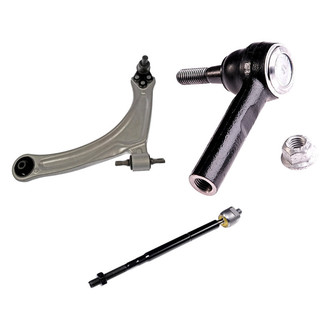 Dorman® - OE Solutions™ Front Driver Side Lower Control Arm with Ball Joint and Tie Rod End Kit