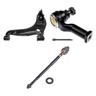 Dorman® - OE Solutions™ Front Driver Side Lower Control Arm with Ball Joint and Tie Rod End Kit
