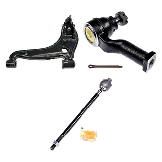 Dorman® - OE Solutions™ Front Driver Side Lower Control Arm with Ball Joint and Tie Rod End Kit
