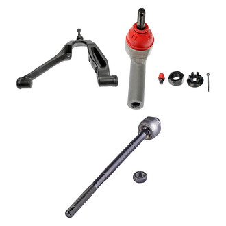 Dorman® - OE Solutions™ Front Driver Side Lower Control Arm with Ball Joint and Tie Rod End Kit