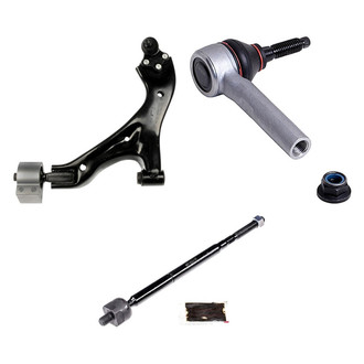 Dorman® - OE Solutions™ Front Driver Side Lower Control Arm with Ball Joint and Tie Rod End Kit