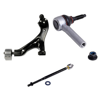 Dorman® - OE Solutions™ Front Driver Side Lower Control Arm with Ball Joint and Tie Rod End Kit