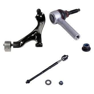 Dorman® - OE Solutions™ Front Driver Side Lower Control Arm with Ball Joint and Tie Rod End Kit