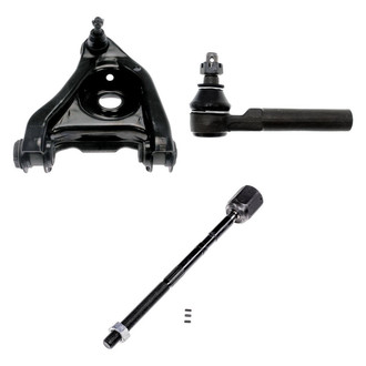 Dorman® - OE Solutions™ Front Driver Side Lower Control Arm with Ball Joint and Tie Rod End Kit