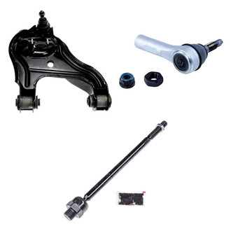 Dorman® - OE Solutions™ Front Driver Side Lower Control Arm with Ball Joint and Tie Rod End Kit