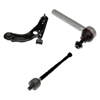 Dorman® - OE Solutions™ Front Driver Side Lower Control Arm with Ball Joint and Tie Rod End Kit