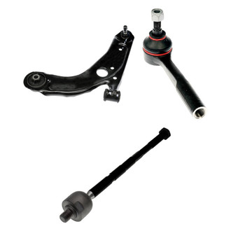 Dorman® - OE Solutions™ Front Driver Side Lower Control Arm with Ball Joint and Tie Rod End Kit