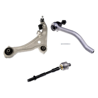 Dorman® - OE Solutions™ Front Driver Side Lower Control Arm with Ball Joint and Tie Rod End Kit