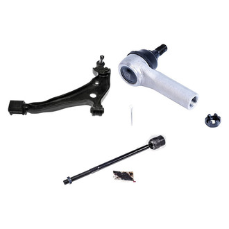 Dorman® - OE Solutions™ Front Driver Side Lower Control Arm with Ball Joint and Tie Rod End Kit