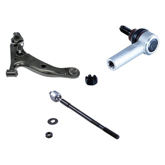 Dorman® - OE Solutions™ Front Driver Side Lower Control Arm with Ball Joint and Tie Rod End Kit
