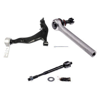 Dorman® - OE Solutions™ Front Driver Side Lower Control Arm with Ball Joint and Tie Rod End Kit