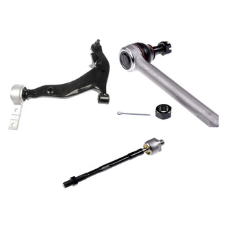 Dorman® - OE Solutions™ Front Driver Side Lower Control Arm with Ball Joint and Tie Rod End Kit