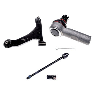 Dorman® - OE Solutions™ Front Driver Side Lower Control Arm with Ball Joint and Tie Rod End Kit