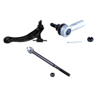 Dorman® - OE Solutions™ Front Driver Side Lower Control Arm with Ball Joint and Tie Rod End Kit
