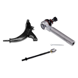Dorman® - OE Solutions™ Front Driver Side Lower Control Arm with Ball Joint and Tie Rod End Kit