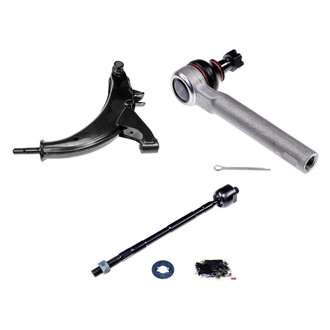 Dorman® - OE Solutions™ Front Driver Side Lower Control Arm with Ball Joint and Tie Rod End Kit