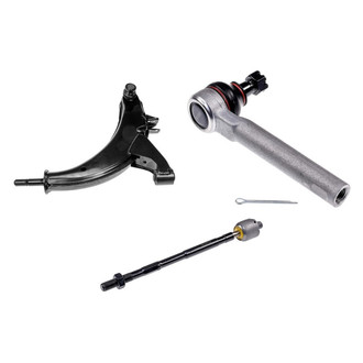 Dorman® - OE Solutions™ Front Driver Side Lower Control Arm with Ball Joint and Tie Rod End Kit