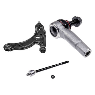 Dorman® - OE Solutions™ Front Driver Side Lower Control Arm with Ball Joint and Tie Rod End Kit