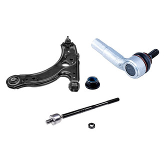 Dorman® - OE Solutions™ Front Driver Side Lower Control Arm with Ball Joint and Tie Rod End Kit