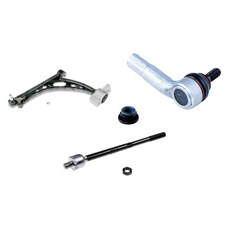 Dorman® - OE Solutions™ Front Driver Side Lower Control Arm with Ball Joint and Tie Rod End Kit