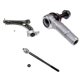 Dorman® - OE Solutions™ Front Driver Side Lower Control Arm with Ball Joint and Tie Rod End Kit