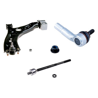 Dorman® - OE Solutions™ Front Driver Side Lower Control Arm with Ball Joint and Tie Rod End Kit