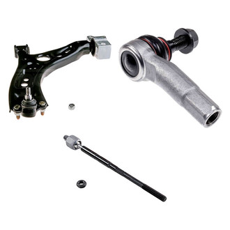 Dorman® - OE Solutions™ Front Driver Side Lower Control Arm with Ball Joint and Tie Rod End Kit