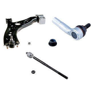 Dorman® - OE Solutions™ Front Driver Side Lower Control Arm with Ball Joint and Tie Rod End Kit