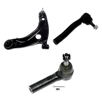 Dorman® - OE Solutions™ Front Driver Side Lower Control Arm with Ball Joint and Tie Rod End Kit