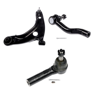 Dorman® - OE Solutions™ Front Driver Side Lower Control Arm with Ball Joint and Tie Rod End Kit