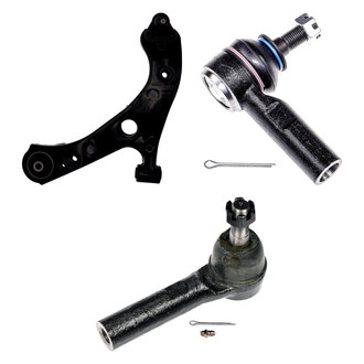 Dorman® - OE Solutions™ Front Driver Side Lower Control Arm with Ball Joint and Tie Rod End Kit