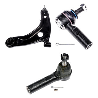 Dorman® - OE Solutions™ Front Driver Side Lower Control Arm with Ball Joint and Tie Rod End Kit