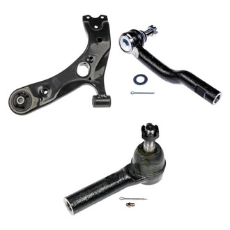 Dorman® - OE Solutions™ Front Driver Side Lower Control Arm with Ball Joint and Tie Rod End Kit