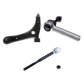 Dorman® - OE Solutions™ Front Driver Side Lower Control Arm with Ball Joint and Tie Rod End Kit