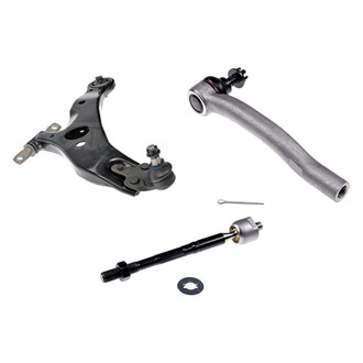 Dorman® - OE Solutions™ Front Driver Side Lower Control Arm with Ball Joint and Tie Rod End Kit
