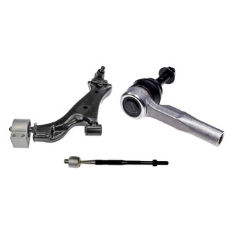 Dorman® - OE Solutions™ Front Driver Side Lower Control Arm with Ball Joint and Tie Rod End Kit