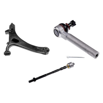 Dorman® - OE Solutions™ Front Driver Side Lower Control Arm with Ball Joint and Tie Rod End Kit